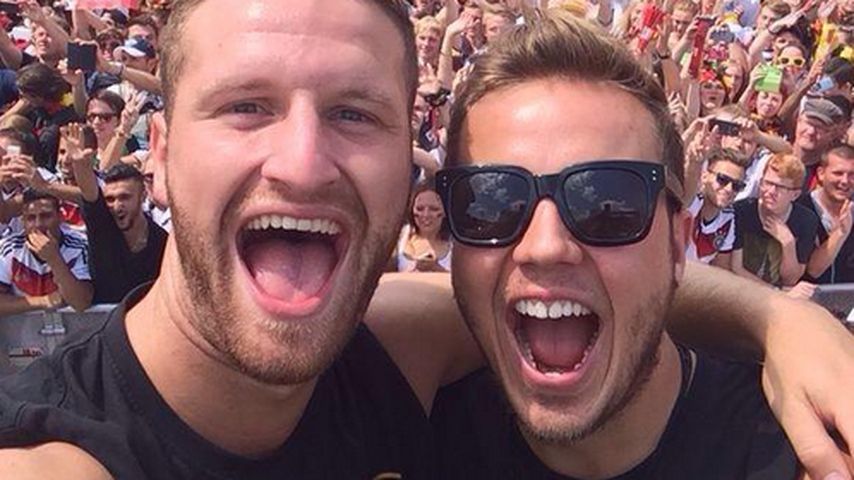 Shkodran Mustafi und Mario Götze