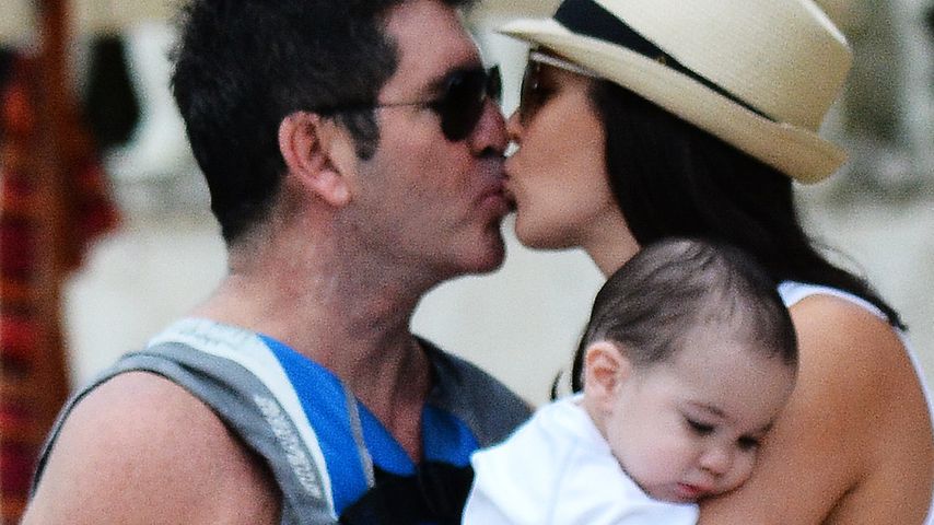 Simon Cowell, Lauren Silverman und Eric Cowell