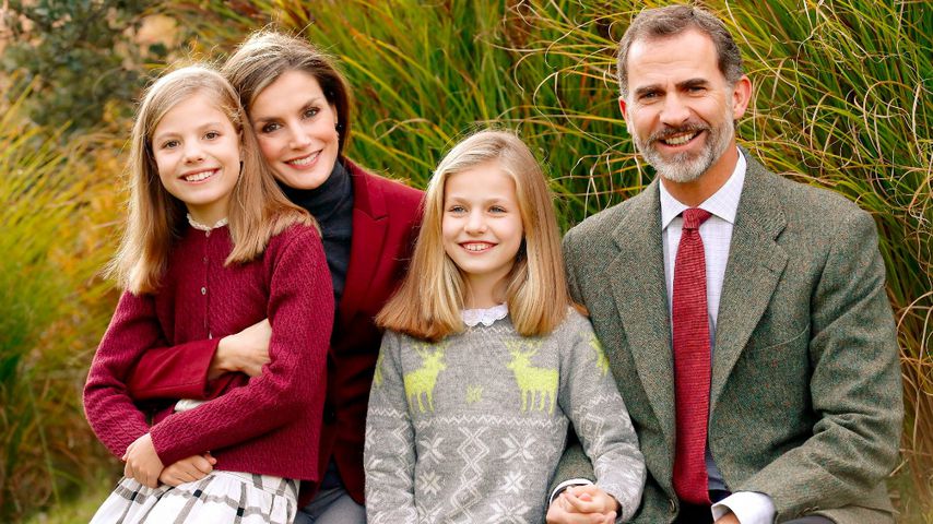 Sofía, Letizia, Leonor und Felipe von Spanien
