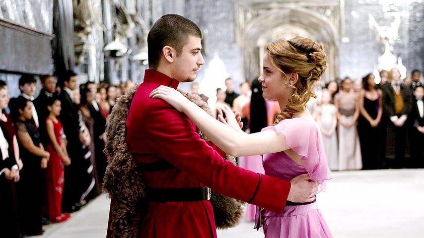 Stanislav Yanevski und Emma Watson in den Rollen als Viktor Krum und Hermine Granger