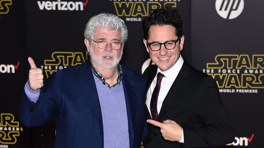 "Star Wars"-Erfinder George Lucas mit Regisseur J. J. Abrams