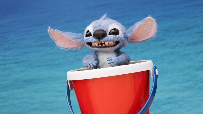 Der Charakter Stitch von "Lilo & Stitch" im El Capitan Theater in Hollywood
