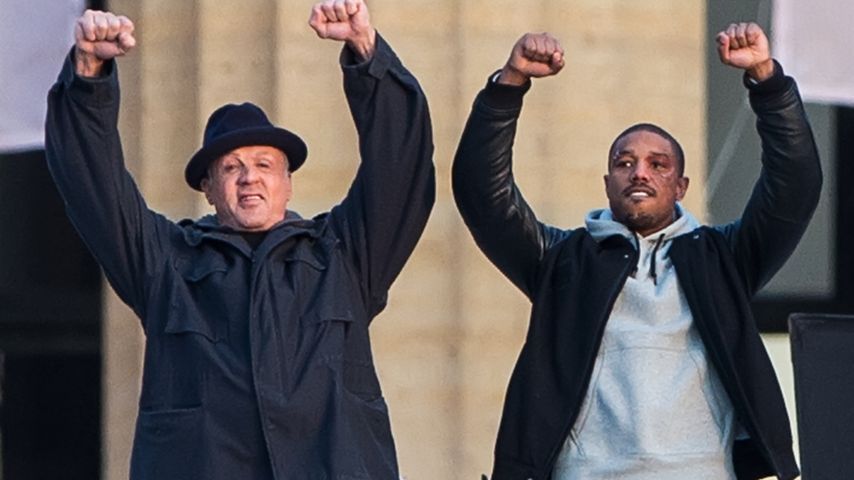 Sylvester Stallone und Michael B. Jordan