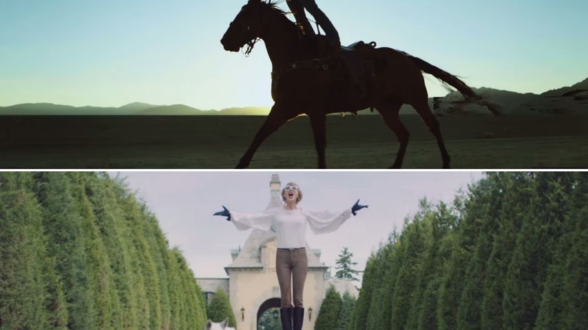 Szenen aus Musikvideos von Calvin Harris und Taylor Swift
