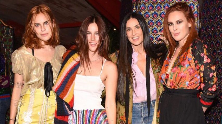 Tallulah Willis, Scout Willis, Demi Moor und Rumer Willis