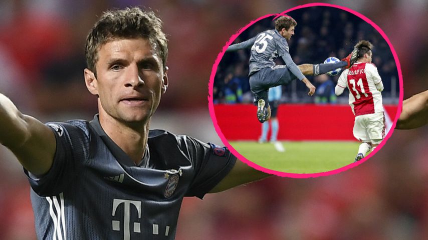 Thomas Müllers Karate-Kick sorgt im Netz für Aufregung