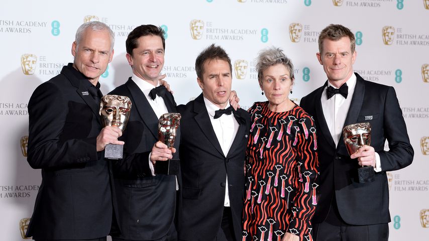 "Three Billboards Outside Ebbing, Missouri"-Cast bei den BAFTAs