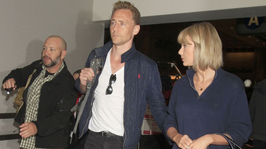 Tom Hiddleston & Taylor Swift fliegen von L.A. weiter nach Australien