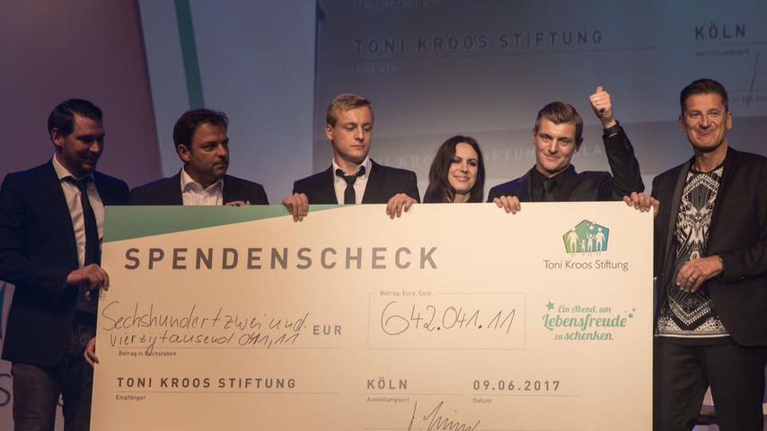 Toni Kroos während seiner Spenden-Gala