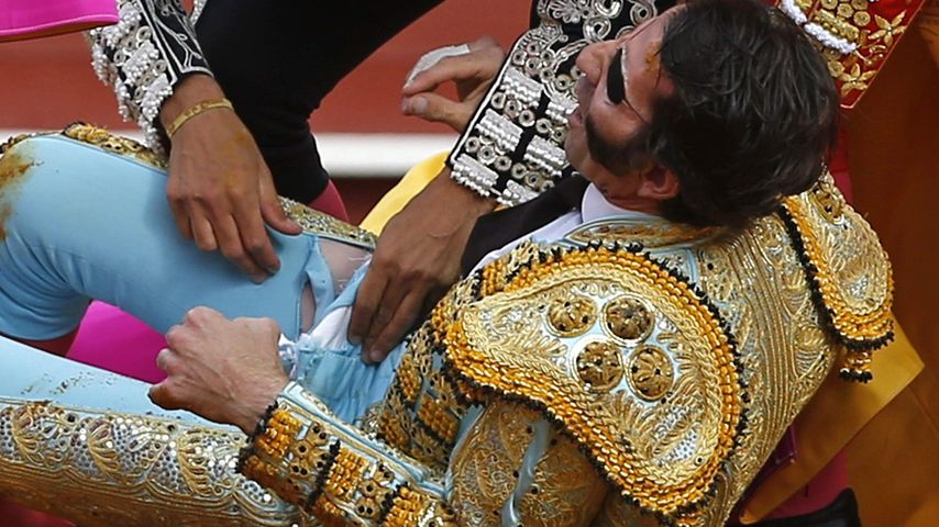 Torero Juan Jose Padilla beim Stierkampf in Sevilla