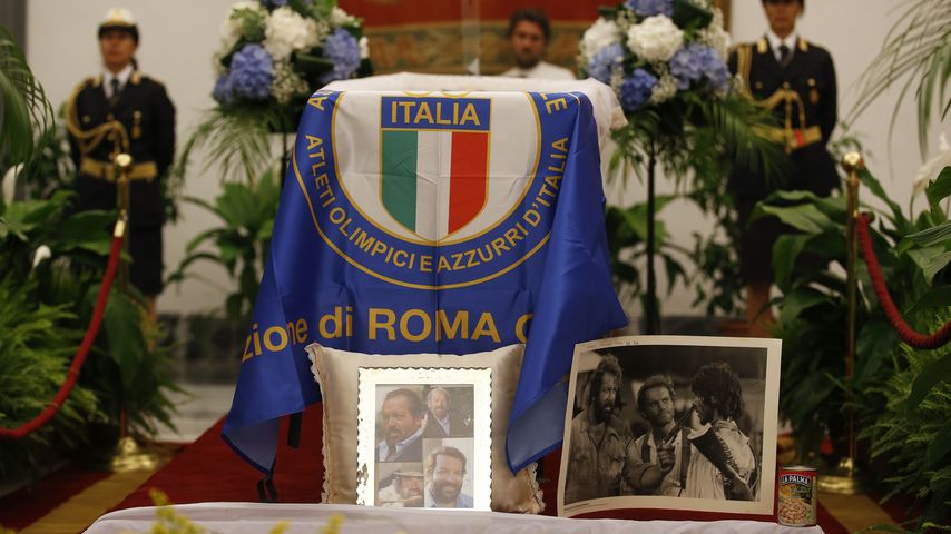 Trauerfeier für den verstorbenen Bud Spencer in Rom