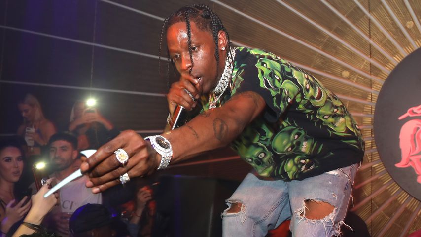 Travis Scott bei einem Konzert in Los Angeles
