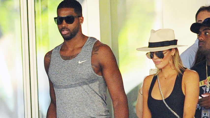 Tristan Thompson und Khloe Kardashian im September 2016 in Bal Harbour, Florida