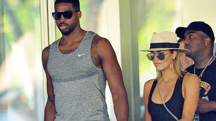 Tristan Thompson und Khloe Kardashian in Bal Harbor