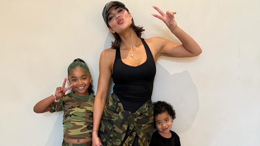 True Thompson, Khloé Kardashian und Tatum Thomspon, Juni 2025