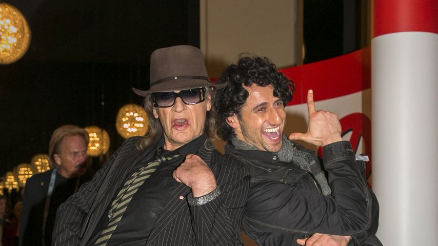 Udo Lindenberg und Serkan Kaya bei einer B.Z.-Party
