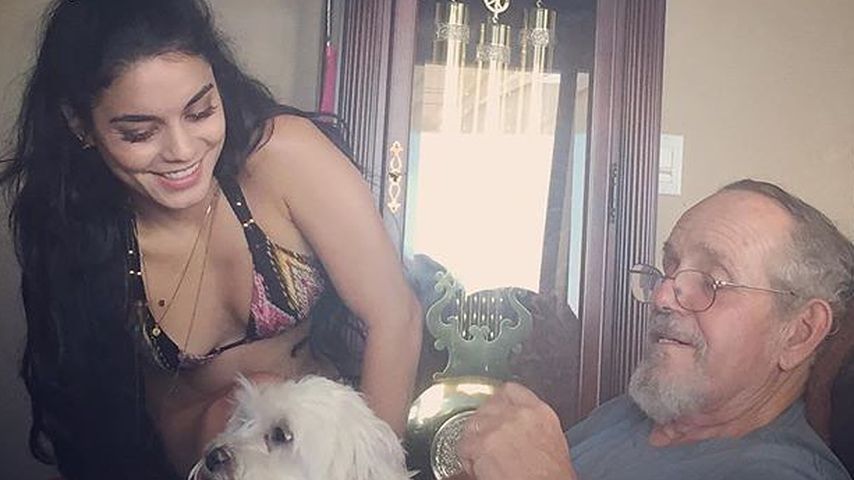 Vanessa Hudgens mit ihrem Vater Greg Hudgens