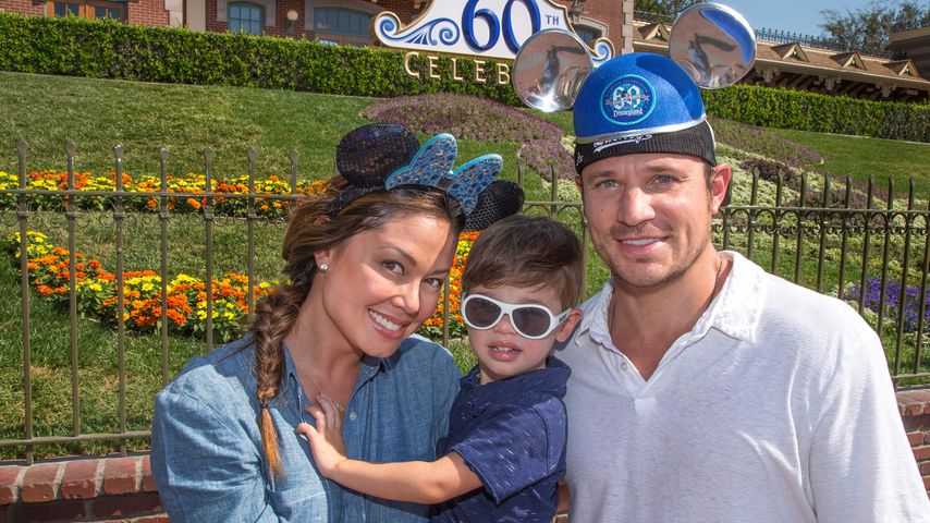 Vanessa Lachey und Nick Lachey mit ihrem Sohn Camden