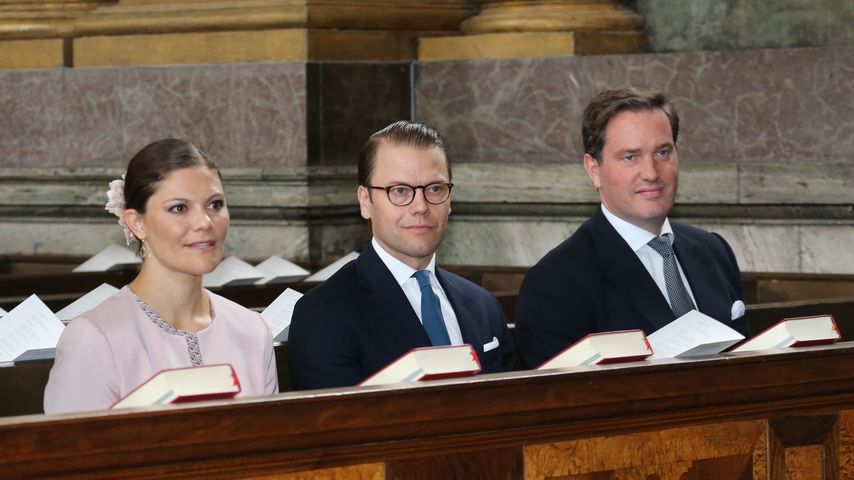 Prinzessin Victoria von Schweden, Prinz Daniel von Schweden und Christopher O'Neill