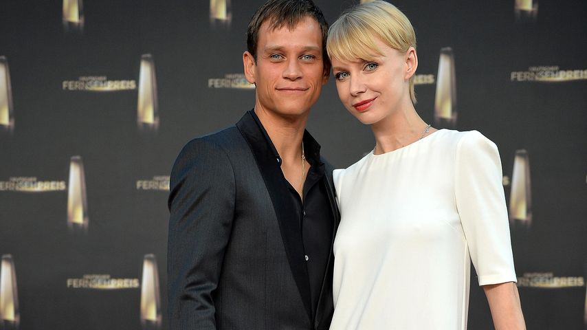 Vinzenz Kiefer und Masha Tokareva bei der Verleihung des "Deutschen Fernsehpreis 2014"