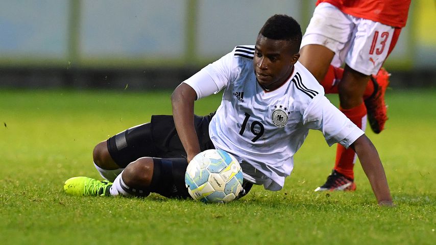 Youssoufa Moukoko beim Freundschaftsspiel der U16 gegen Österreich
