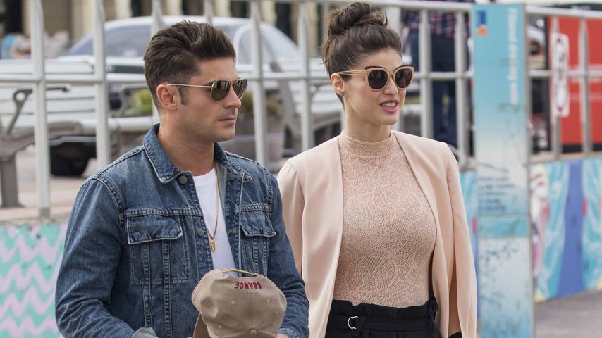 Zac Efron und Alexandra Daddario am Bondi Beach, Australien