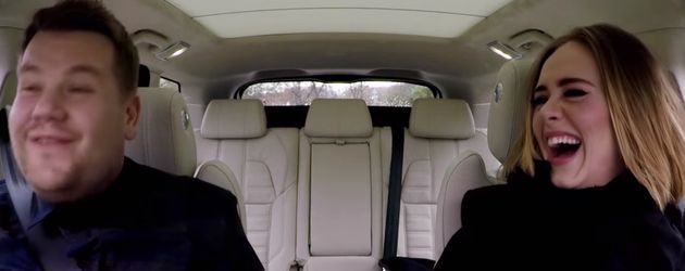 Adele Adkins und James Corden Adele Adkins und James Corden