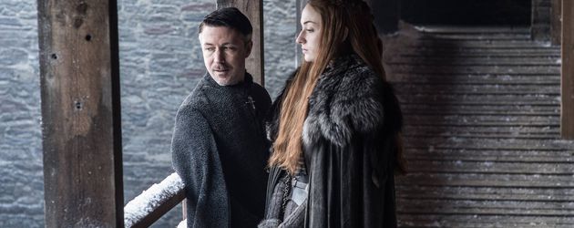 Aidan Gillen und Sophie Turner in der siebten Staffel von "Game of Thrones" Aidan Gillen und Sophie Turner in der siebten Staffel von "Game of Thrones"