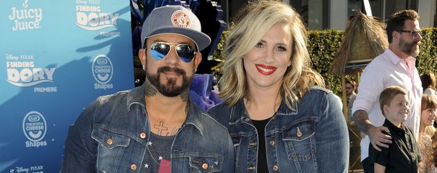 AJ McLean, Ehefrau Rochelle Karidis & Tochter Ava bei der "Findet Dory"-Premiere in Los Angeles AJ McLean, Ehefrau Rochelle Karidis & Tochter Ava bei der "Findet Dory"-Premiere in Los Angeles