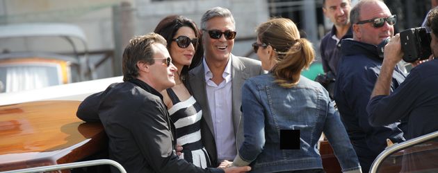 Cindy Crawford, George Clooney, Amal Alamuddin und Rande Gerber Cindy Crawford, George Clooney, Amal Alamuddin und Rande Gerber