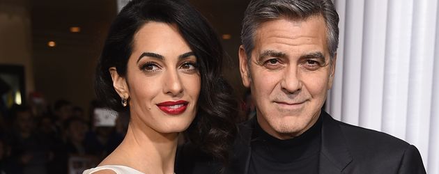 Amal und George Clooney bei der "Hail, Caesar!"-Premiere in Los Angeles Amal und George Clooney bei der "Hail, Caesar!"-Premiere in Los Angeles