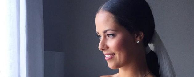 Ana Ivanovic vor ihrer kirchlichen Trauung mit Bastian Schweinsteiger Ana Ivanovic vor ihrer kirchlichen Trauung mit Bastian Schweinsteiger
