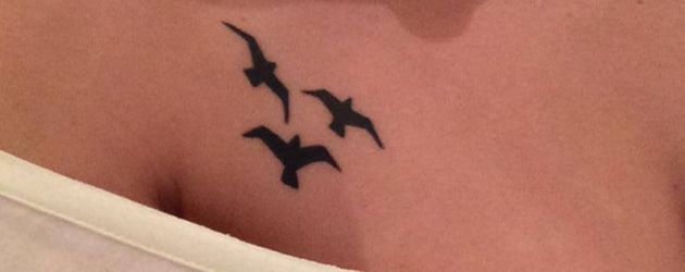 Angelina Hegers Tattoo im Jahr 2014 Angelina Hegers Tattoo im Jahr 2014