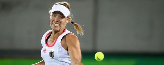 Angelique Kerber im Finalspiel bei den Olympischen Spielen 2016 in Rio Angelique Kerber im Finalspiel bei den Olympischen Spielen 2016 in Rio