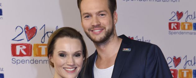 Anna Hofbauer und Marvin Albrecht beim RTL-Spendenmarathon 2015 Anna Hofbauer und Marvin Albrecht beim RTL-Spendenmarathon 2015