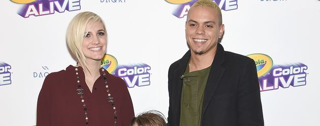 Ashlee Simpson, Evan Ross und Bronx Ashlee Simpson, Evan Ross und Bronx
