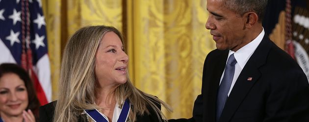 Barack Obama und Barbra Streisand Barack Obama und Barbra Streisand