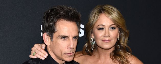 Ben Stiller und Christine Taylor im Februar 2016 bei einer Filmpremiere in New York Ben Stiller und Christine Taylor im Februar 2016 bei einer Filmpremiere in New York