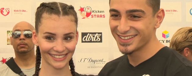 Betty Taube und Koray Günter bei "Kicken mit Stars" Betty Taube und Koray Günter bei "Kicken mit Stars"