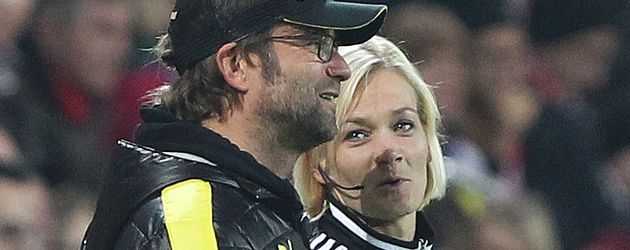 Jürgen Klopp und Bibiana Steinhaus Jürgen Klopp und Bibiana Steinhaus