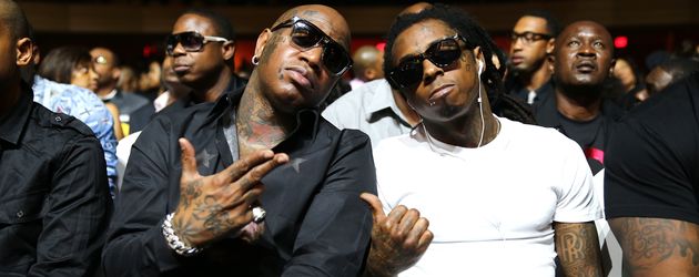Musik-Produzent Birdman und Rapper Lil Wayne Musik-Produzent Birdman und Rapper Lil Wayne