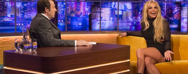 Britney Spears mit Talkmaster Jonathan Ross Britney Spears mit Talkmaster Jonathan Ross