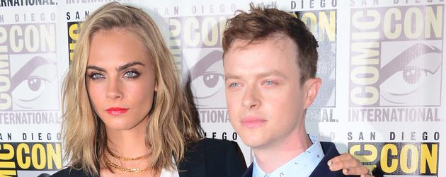 Cara Delevinge und Dane DeHaan auf der Comic Con in San Diego Cara Delevinge und Dane DeHaan auf der Comic Con in San Diego