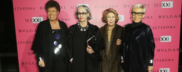 Carla Fendi mit ihren Schwestern Paola, Franca und Anna Carla Fendi mit ihren Schwestern Paola, Franca und Anna