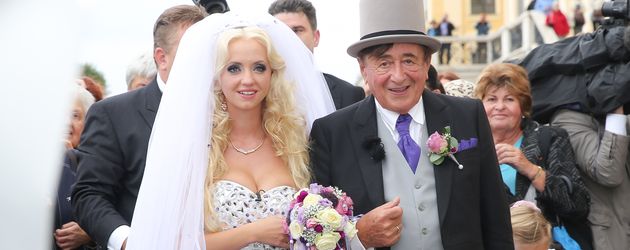 Cathy und Richard Lugner bei ihrer Hochzeit im September 2014 Cathy und Richard Lugner bei ihrer Hochzeit im September 2014