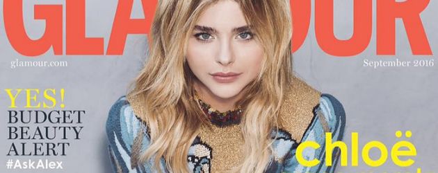 Chloe Grace Moretz auf dem Cover der Glamour UK Chloe Grace Moretz auf dem Cover der Glamour UK