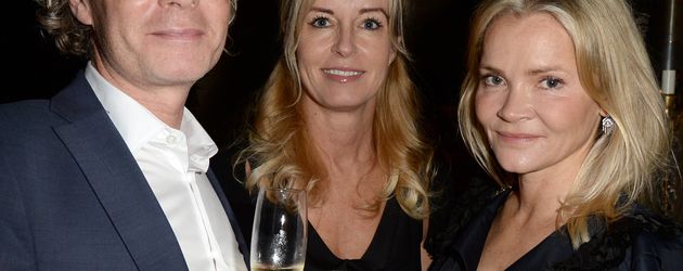 Christina Knudsen (rechts) mit Freunden beim "Farms Not Factories dinner" Christina Knudsen (rechts) mit Freunden beim "Farms Not Factories dinner"