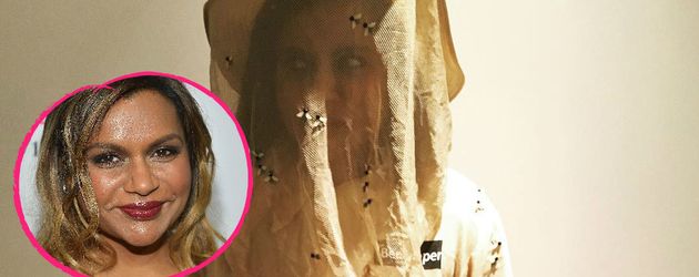 Mindy Kaling als Imker an Halloween Mindy Kaling als Imker an Halloween