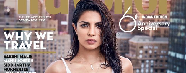 Schauspielerin Priyanka Chopra auf dem Cover von "Condé Nast Traveller" Schauspielerin Priyanka Chopra auf dem Cover von "Condé Nast Traveller"