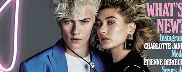 Hailey Baldwin und Lucky Blue Smith Hailey Baldwin und Lucky Blue Smith
